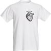 Classy Canuck Heart Sketch T-Shirt - Anatomical Human Heart - Funny Tee