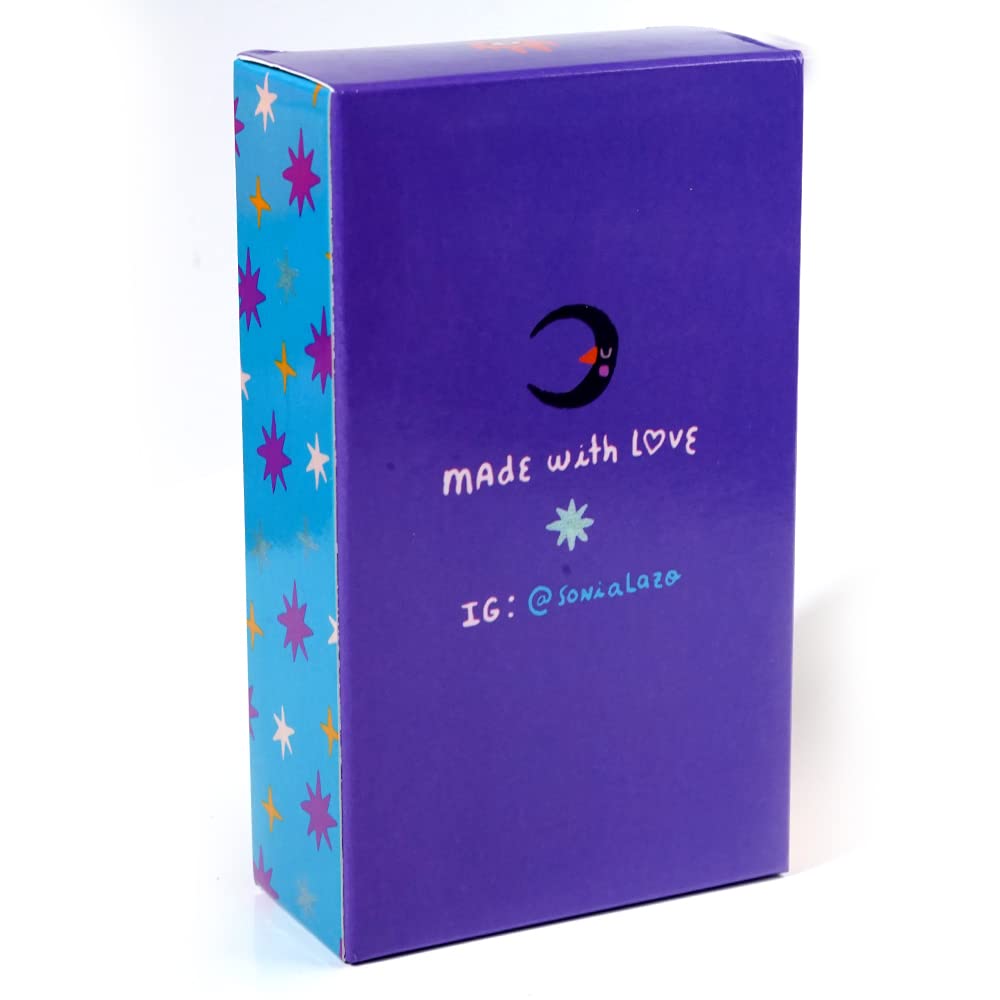Embrace the Colors of the Rainbow with the Atesswy Vibrant Queer Tarot 80 Standard Tarot Cards Tarot Plus 2 X 12cm X Deck. (All Extras), Size 4.75"