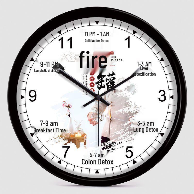 Health Club & Beauty Salon Silent Wall Clock for SPA and Therapies