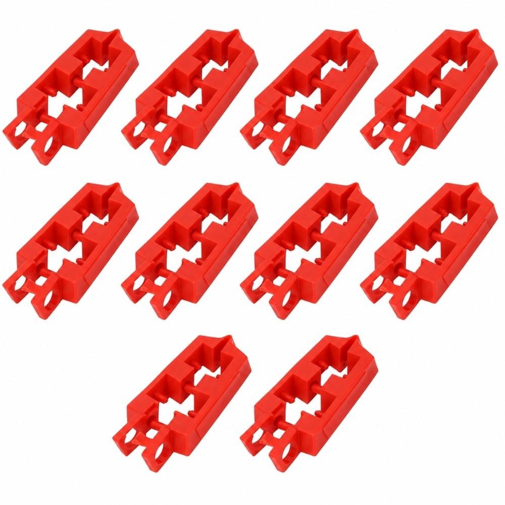 10pcs Single and Multi-Pole Safety Padlocks Energy Isolation Accessories Industrial Safety