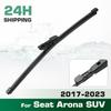 Rear Windshield Wipers Blades,Premium All-Season Wiper Blades Replacement For Seat Arona SUV 2017-2023,Natural Rubber Bayonet,Easy To Install 10″