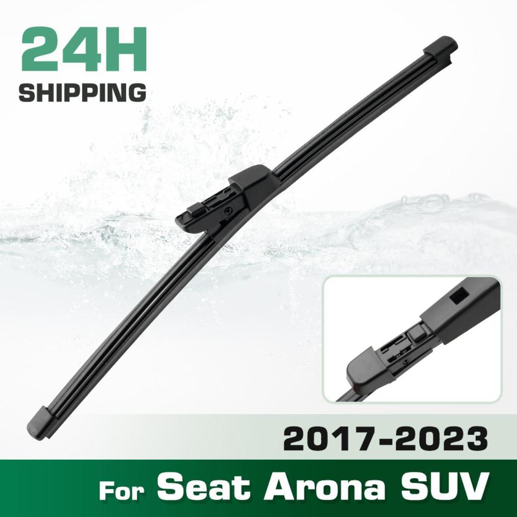 Rear Windshield Wipers Blades,Premium All-Season Wiper Blades Replacement For Seat Arona SUV 2017-2023,Natural Rubber Bayonet,Easy To Install 10″