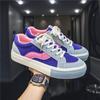 Hot Sale Purple Mens Canvas Shoes Sneakers Fashion Designer Vulcanized Shoes Men Flats Breathable  Hip Hop Skateboard Shoes Men