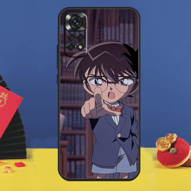 Detective Conan Case For Xiaomi Redmi Note 11 10 12 8 9 Pro 8T 9S 10S 11S Redmi 10 10A 10C 9 12C 9C Cover