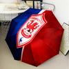Football Club Cardiff Automatic Folding Umbrella - 8-Rib Travel Umbrella with Auto Open/Close & Portable Gifts for Holidays or Birthdays