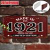 D Flatpc Vintage Metal Sign Only for Decoration Outdoor Wall Art ( ) Aluminum Sign Industrial Retro Decor