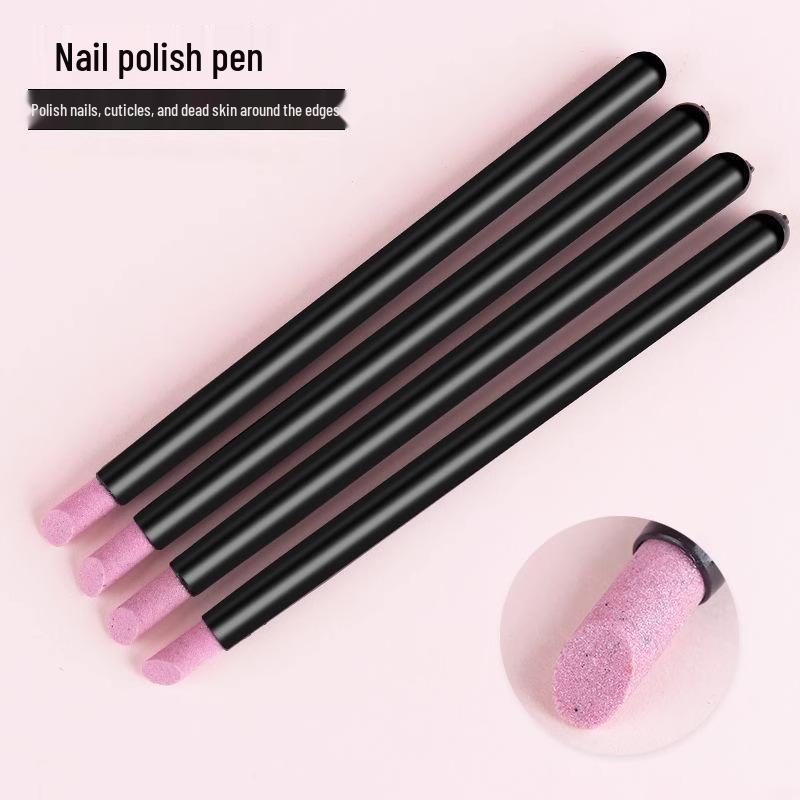 Quartz Nail Art Engraving and Polishing Pen - Fine Matte Surface and Dead Skin Remover