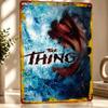 The Thing D Texture Printed Poster Custom Vintage Metal Tin Plate Sign for Wall Art Bathroom Decor Room Luxury Decoration Home