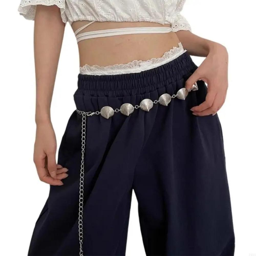 

Silver Waist Belt Chain Metal Cowboy Jewelry Belt New Party Costume Belt Women s A