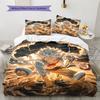 One Piece Luffy Gear 5 Nika Bedding Set, 1 Duvet Cover & 2 Pillowcases, Home Bedroom, Perfect Gift for Fans