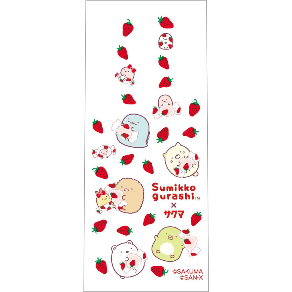 Sumikko Gurashi Gurashi X Sakuma Strawberry Milk Energel Ballpoint Pen 3C PR12001 H149 X San-X "Sumikko Candy" Size 11