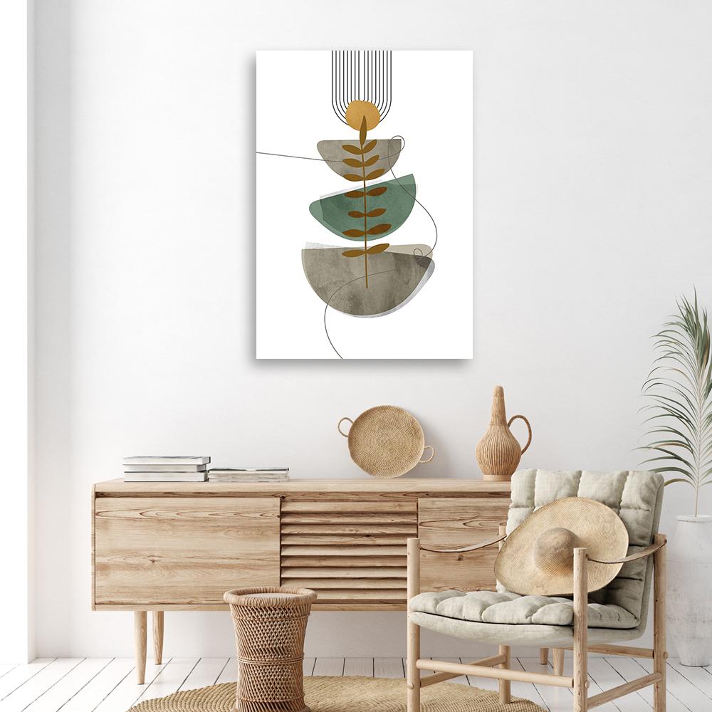Canvas print, Geometric abstraction boho