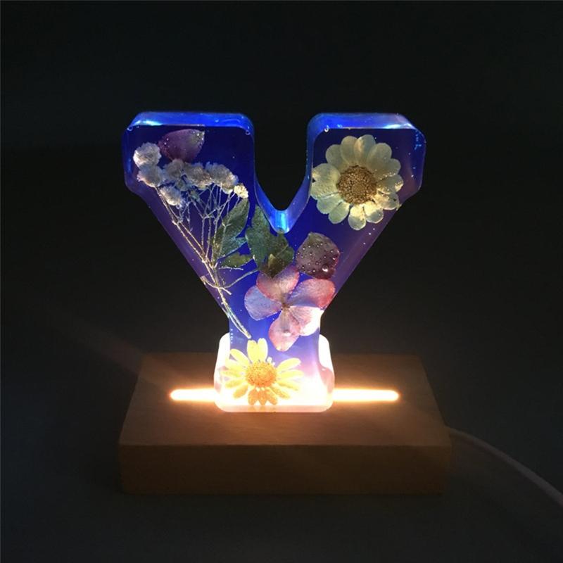 Silicone Alphabet Molds Large 26 Letter Molds Epoxy Resin Molds for DIY Craft Birthday Party Wedding Home Decoration