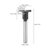 Professional T Shape Slot T Slot Router Bit Durable Alloy Keyhole Router Bit T Track Router Bit Shelves