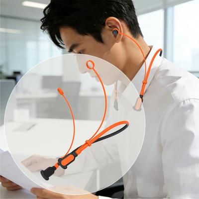 Silicone Sports Neckband Strap Fit for Google Pixel Buds 2a(2025)/Pro 2(2025) Anti-Lost Neck Rope Cord Skin-Friendly Lightweight
