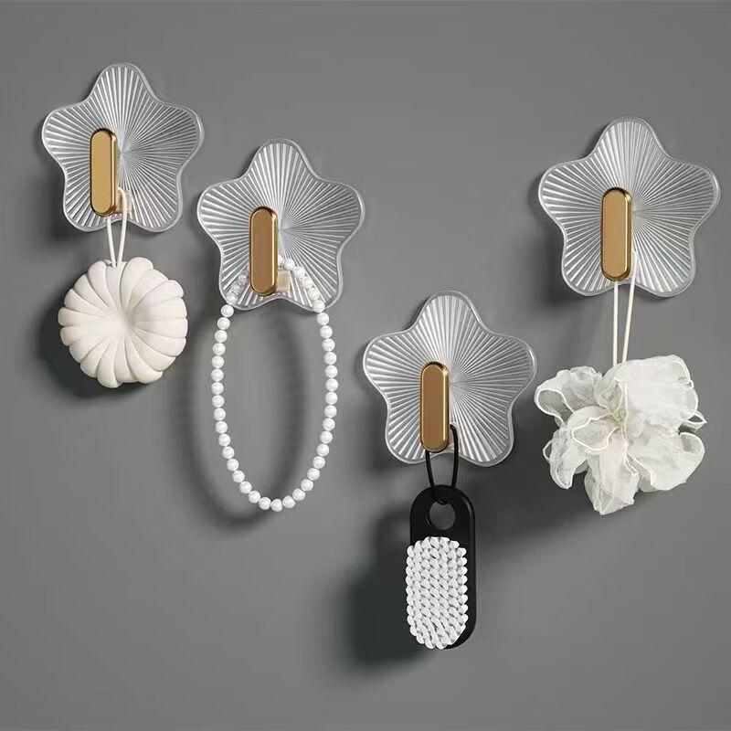 Minimalist Star Strong Adhesive Hooks, 8-Pack