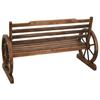vidaXL Gartenbank 112 Cm Massivholz Tanne