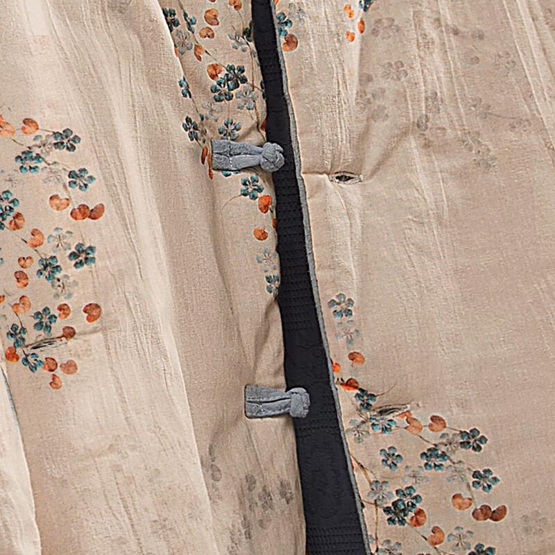 Silk Cypress House Women's New Chinese Style Floral Padded Jacket