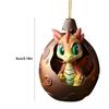 Christmas Dragon Pendant Novelty Dragon Ornaments Acrylic Dragon Egg Tree Pendant Realistic for Home and Car Decoration