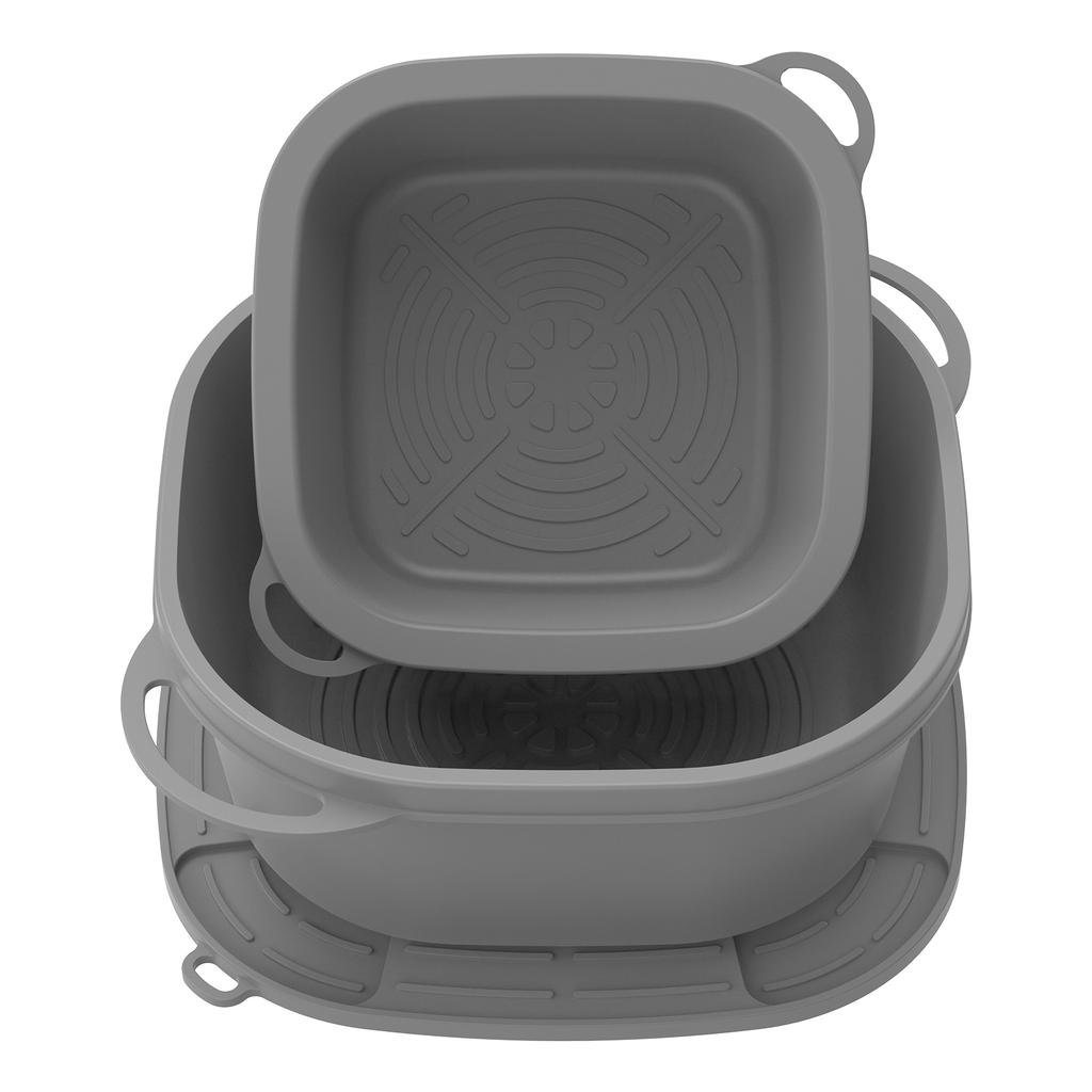 Air Fryer Silicone Liner Reusable Silicone Baking Sheet Mat Nonstick Baking Tray for Oven Microwave Steamer Kitchen Accessories