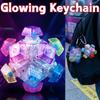 LED Keyboard Keychain Anxiety Relief Fidget Toys Sensory Toy for Stress Relief Keyboard Keychain Fidget Toy for Adults