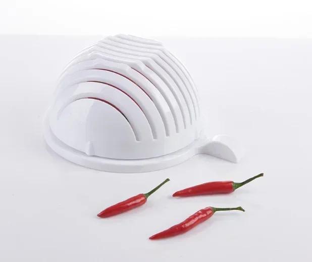 

Измельчитель Овощерезка Салатница Режущая чаша Овощные ломтики Нарезанные фрукты для Кухонные инструменты Аксессуары Гаджеты арбуз Корзина