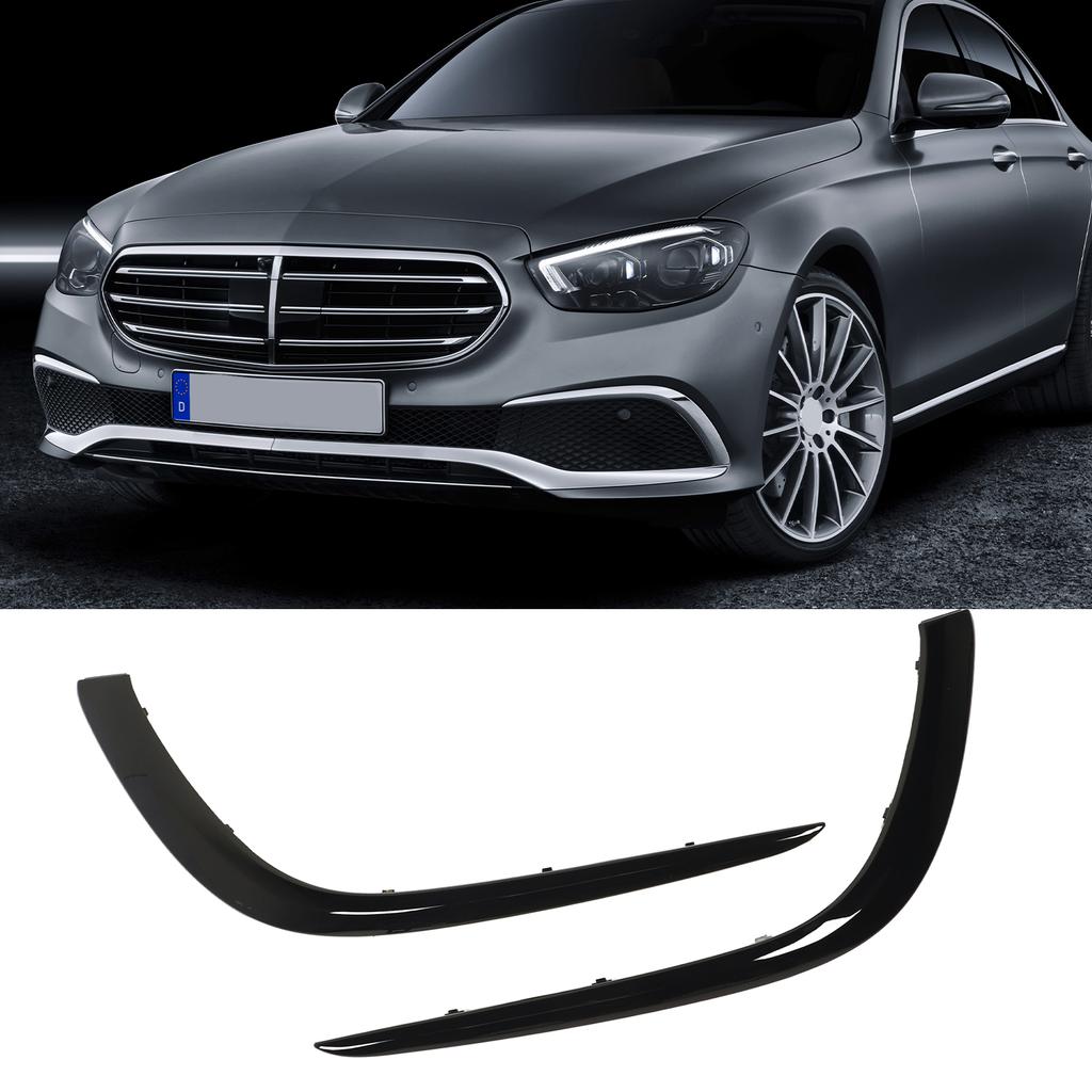 2 Peças Molduras Inferiores da Grelha de Neblina Substituição Para E‑Class W213 Exclusive Line 2021 a 2023