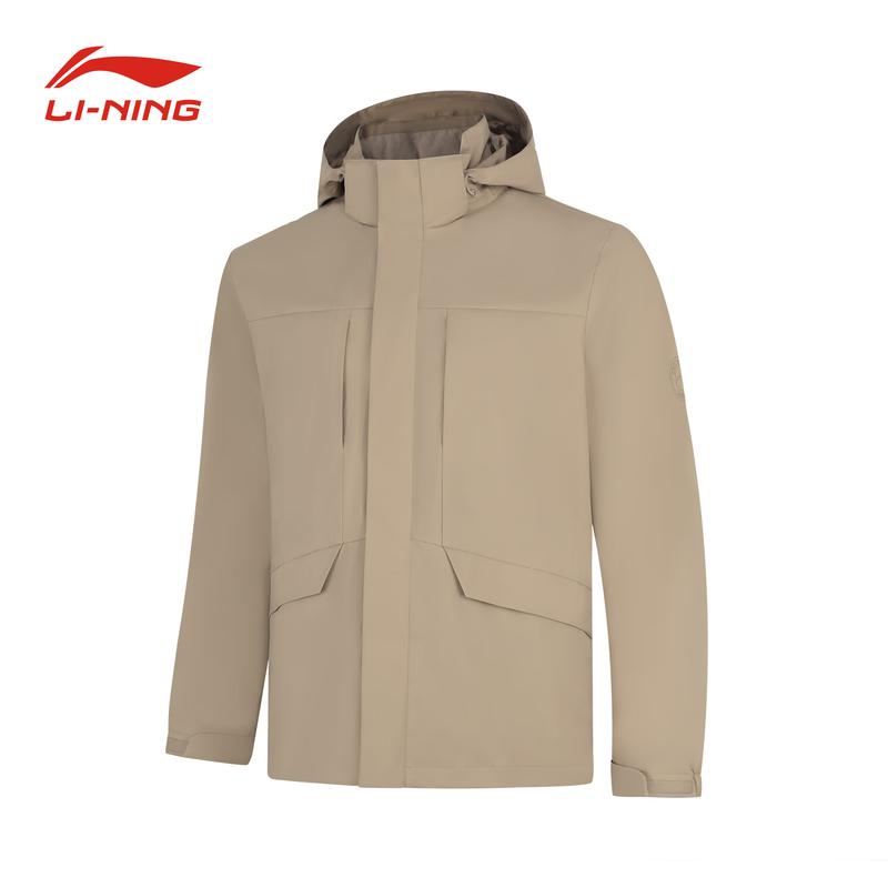 Li-Ning Unisex Water-Repellent Hooded Windbreaker Jacket