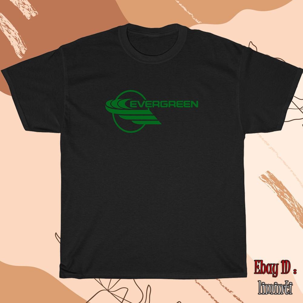 Evergreen Airlines Logo Men s Black/Grey/Whi wbr/ te/Navy T-Shirt Shipped from USA Unisex T-Shirt S
