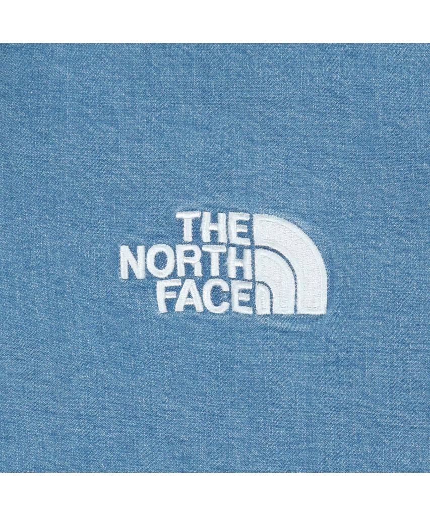 The North Face Nj3Bs09J White Label Brise Denim Jacket Light Blue