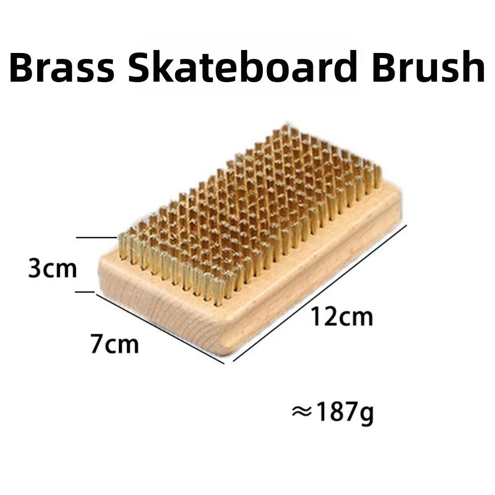 Nylon Bristle Ski Waxing Brush Brass Bristle Snowboard Maintenance Tool  Ski Tuning
