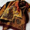 Used Etro Luxurious Gorgeous Color Stole Black Brown