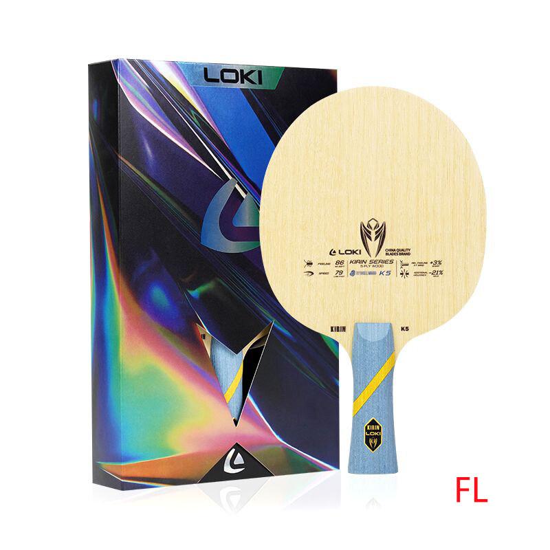 

Оригинальное лезвие для ракетки для настольного тенниса LOKI KIRIN K5 K6 K7 Ping Pong Paddle(5Дерево/7Дерево) Быстрая атака лезвием K5 Long Handle FL