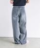 Musinsa Standard Scrub Washed Wide Denim Pants [Light Indigo]