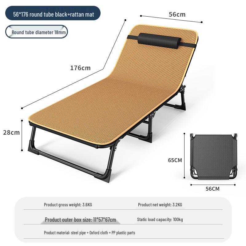 Portable Multifunctional Foldable Nap Bed for Office, Home, and Camping
