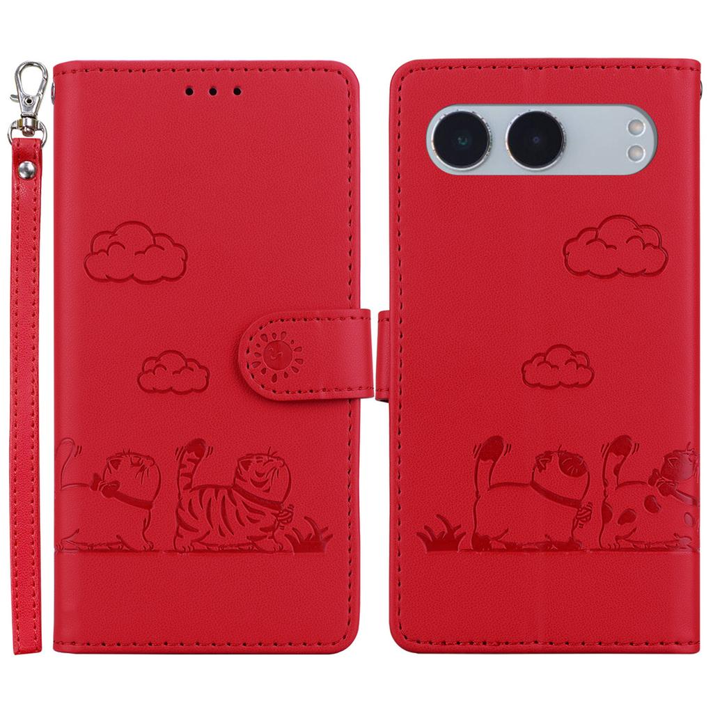For OnePlus Nord 4 Case RFID Blocking Kitten Pattern TPU+PU Leather Phone Cover