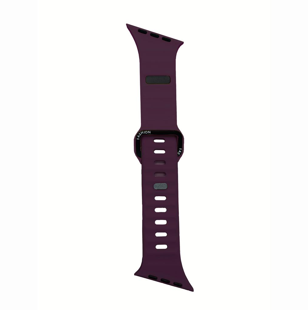 Sport Bands For Apple Watch Ultra Wide Soft Silicone Wristbands Waterproof Strap Men for iWatch Series 11/10/9/8/7/6/5/4/3/2/1SE
