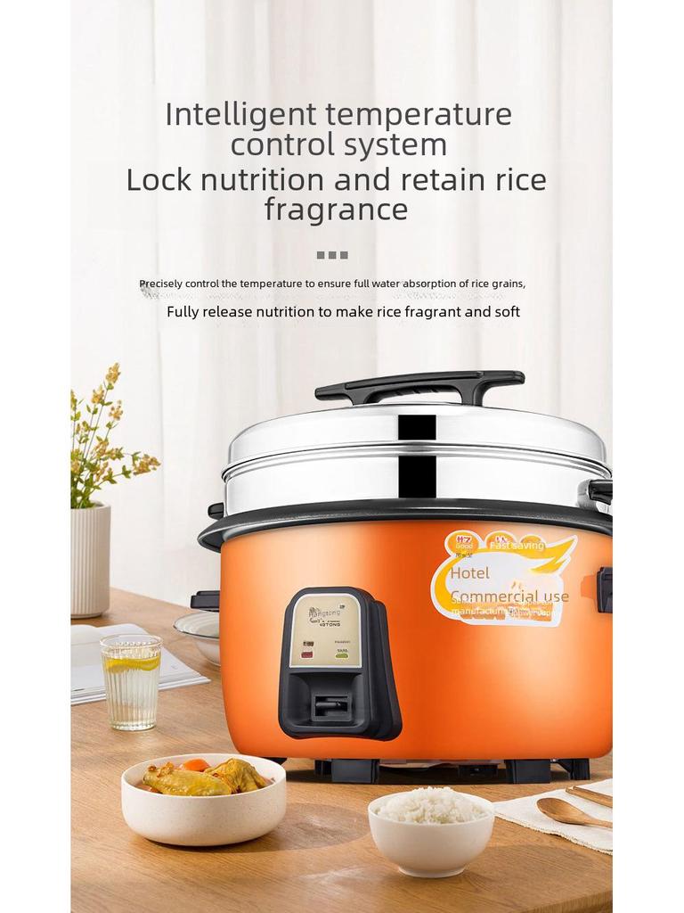 Komerční rýžovar se super kapacitou: K dispozici ve velikostech 6L až 45L