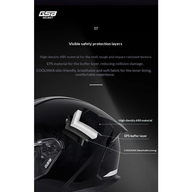 Motorcycle Helmet Men's and Women's Locomotive Full Helmet Bluetooth Electric Vehicle Four-season Universal Running Helmet Helmet