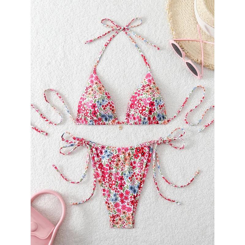 Sexy Micro Bikini Women Swimsuit 2026 Two-piece Thong Bikinis Sets Lace Up Beach Wear Female Swimwear for Woman Bathing Suits