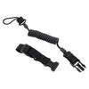 150cm Military Tactical Nylon Elastic Quick Release Pistol Sling Spring Lanyard