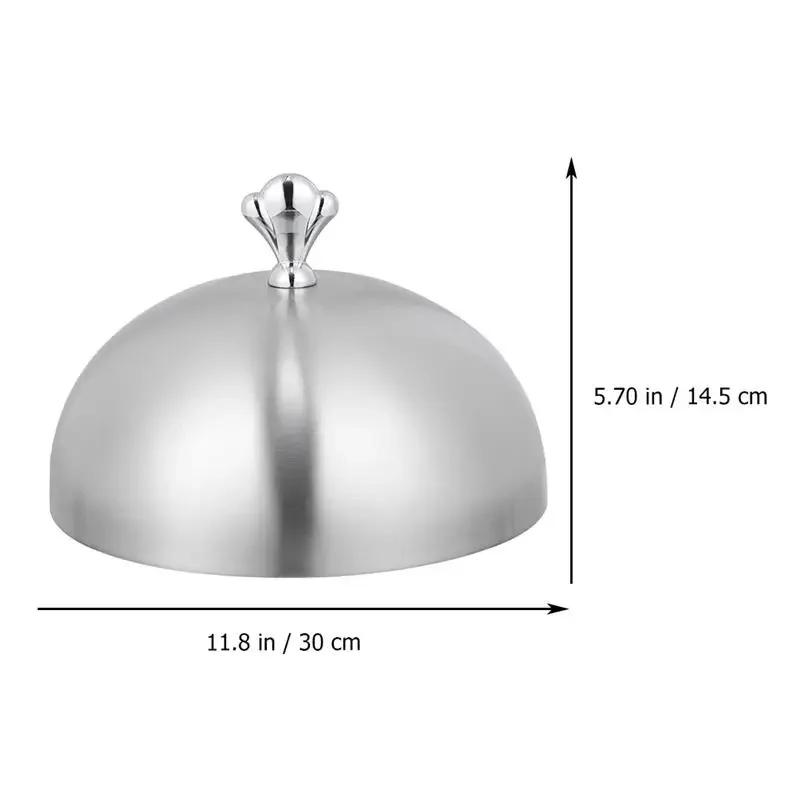 Dome Burger Cover Melting Cheese Covers Griddle Cloche Food Plate Press Features Basting Helper Steel Stainless Protection Domes