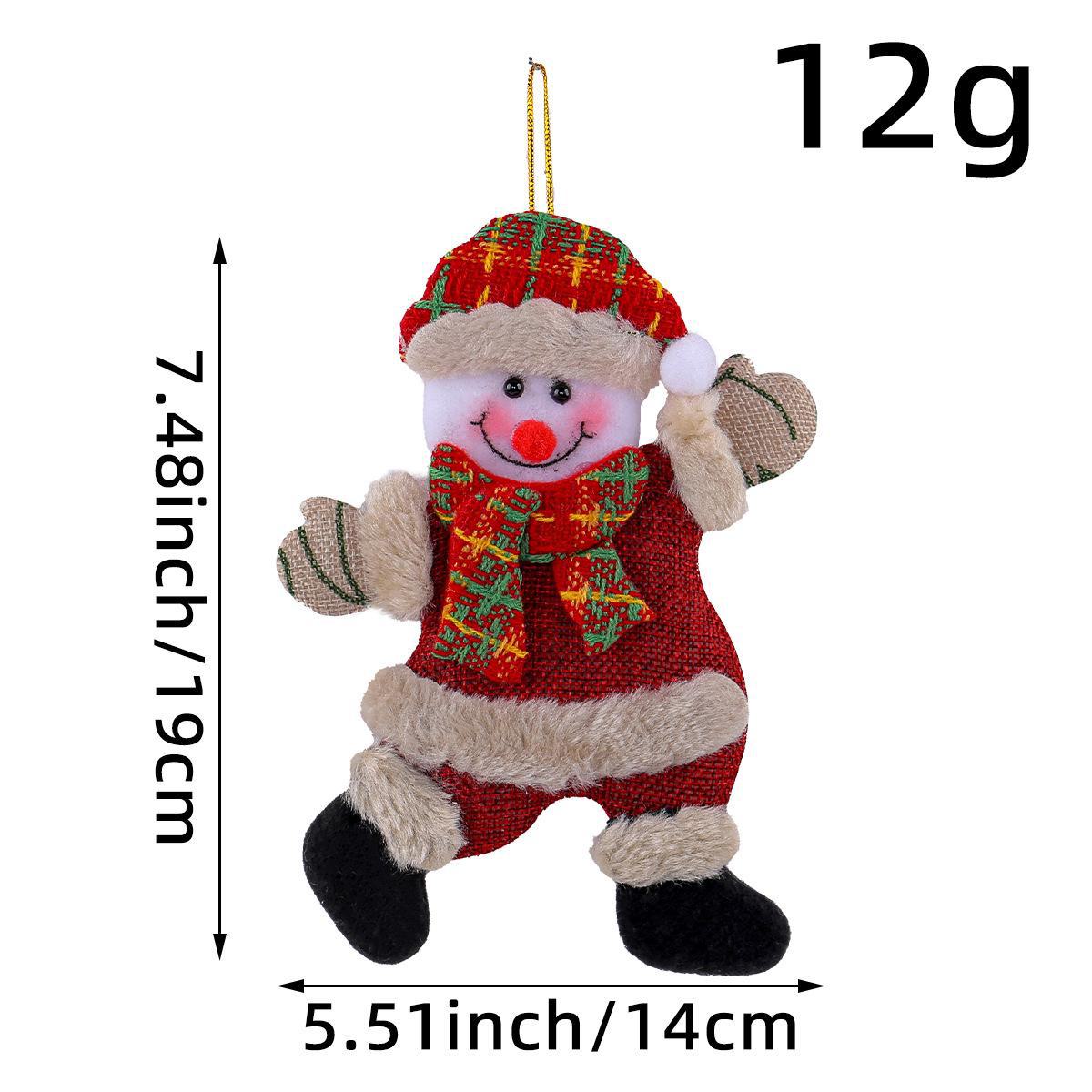 

Подвеска Zhongran Christmas Danceing Snowman - праздничное украшение на елку G1-20 Snowman