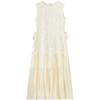 Elegant Lace Embroidery Tea Dress
