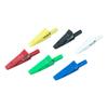 New 1/5Pcs 10A 2mm Insulated Alligator Clip Battery Test Clip Banana Female Adapter Multimeter Pen Cable Probes Crocodile Clip