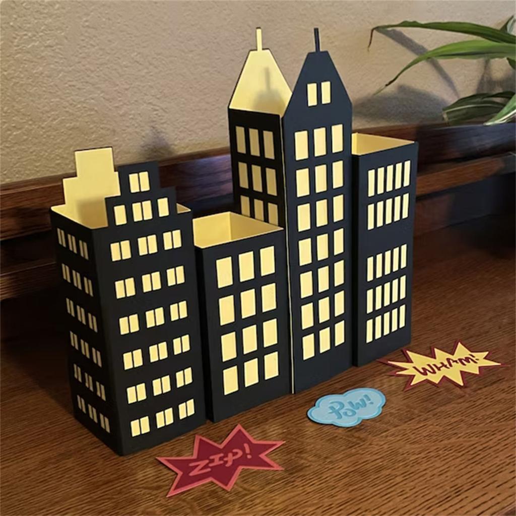 Metal Die Cuts Christmas House Embossing Stencil Cutting Dies for Card Making Scrapbooking Paper Craft DIY Template Mold