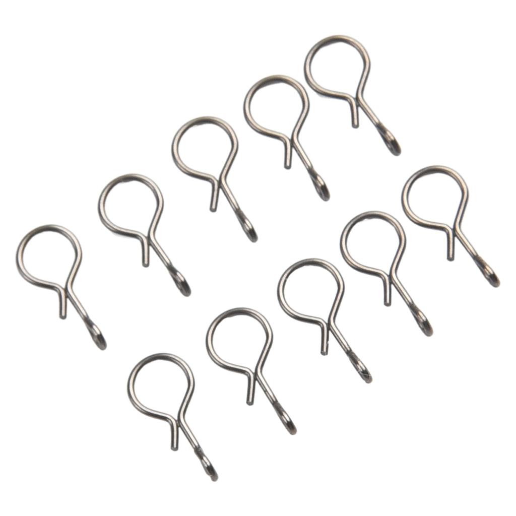 Premium Fly Fishing Snap Quick Change Connect for Flies Hook Lures Set of 50pcs