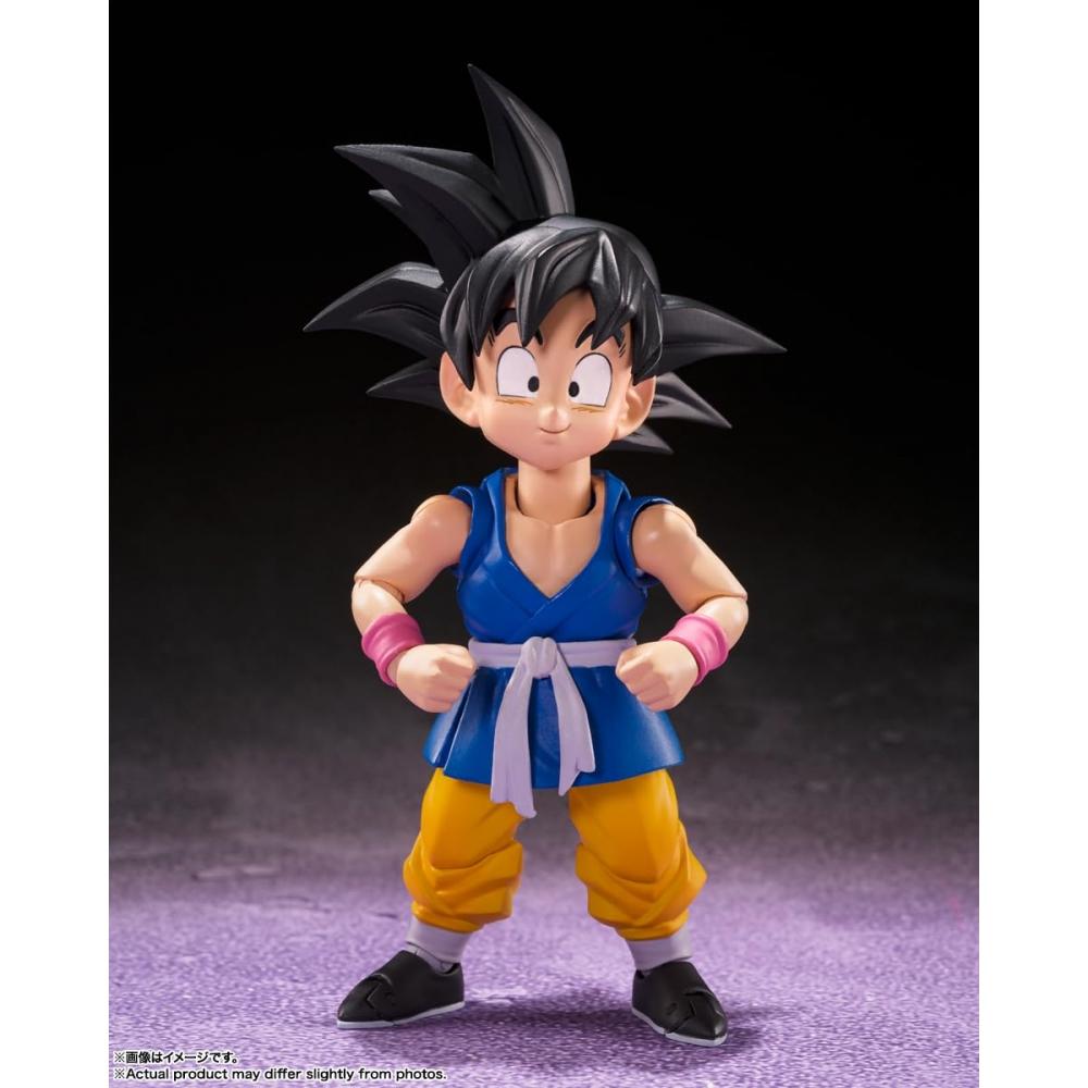 SHFiguarts Dragon Ball GT Son Goku -GT- Ca.. 80 mm große, bewegliche Figur aus ABS und PVC, bemalt