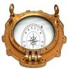 Decorazione marittima del porto della nave nautica della finestra dell'oblò dell'alluminio della finitura dell'ottone antico marittimo