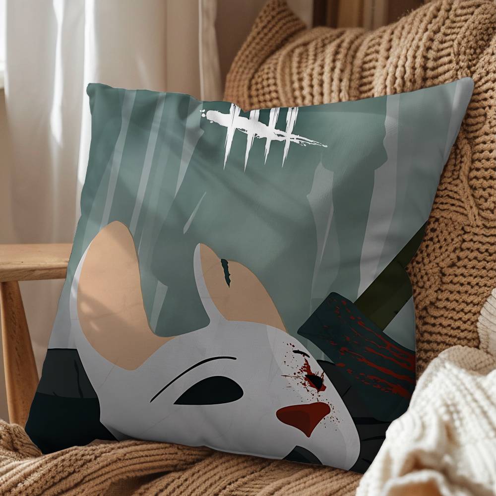 Trickster Dead by Daylight Trapper Pillow Case Sofa Living Room Bedroom Headboard Backrest Cushion Square Cushion Nap Time